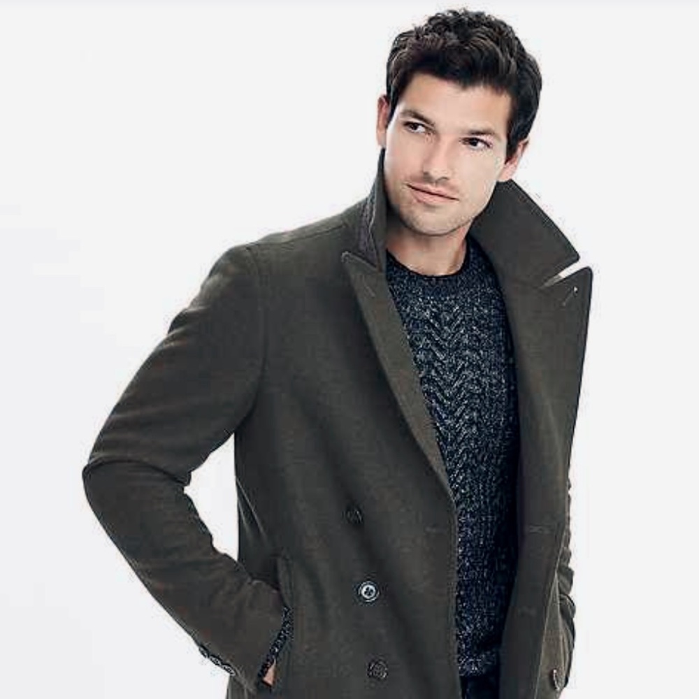 Banana Republic Wool Peacoat Like New Men's